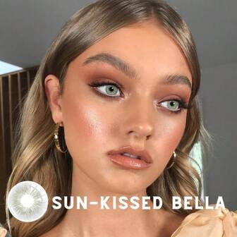 Morningcon Lenti a contatto colorate Willow June, diametro piccolo, per miopia, effetto pupilla grande e naturale, confezione da 2 pezzi, regalo estivo per ragazze, per trucco occhi, uso annuale