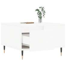 Coffee Table White 55x55x36.5 Cm Engineered Wood - White - View 5