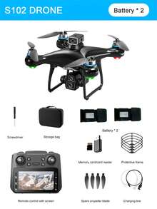 Das 2025 neue Modell S102 Drohnen-Set für Luftaufnahmen ist mit einer 4,3-Zoll-Bildschirm-Fernbedienung ausgestattet und verfügt über einen leistungsstarken windfesten bürstenlosen Motor, hochauflösende Dual-Kameras, ein optisches Flusssuspensionssystem/optische Flusssuspension/intelligente Hinderniserkennung/Einknopf-Abstieg/Rolle. Es eignet sich für Innen-/Außen-/Party-Unterhaltungsinteraktive Spielzeuge.