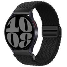 20mm/22mm 磁吸快拆尼龙表带，兼容三星 Galaxy Watch 7/6/5/4/Pro/Classic、Gear S3、Amazfit GTR 4、GT 2e/3/4/5 智能手表，男女通用 - black - 查看 8