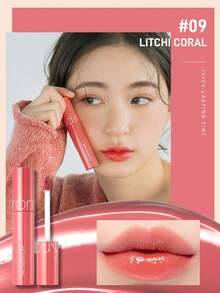Rom&nd Romand 長效保濕唇釉，清新不黏膩，極致光澤，純色，5.5g/0.19oz - 09 #LITCHI CORAL - 查看 2
