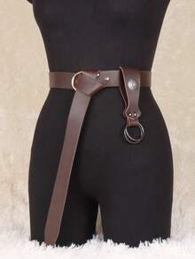 1PC Medieval Alchemy Retro Belt Viking Knight Coplay Accessories Larp Halloween Costumes Props - B - View 14