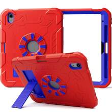 1pc Stock Case Compatible With IPad 10th Generation IPad (A16) 11 Inch 11th Generation 2025, Heavy Duty Military Grade Shockproof Silicone PC Rugged Protective 10.9'' Cover With Built-In Stand For IPad (A16) 11 Inch 11th Generation 2025 Tablet Case