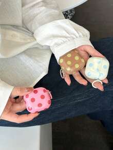 Minimalist Polka Dot Pro 2 Case, Soft Silicone Protective Cover Compatible With Apple Pro 3/4, Cute Niche Design - Multicolor - View 6