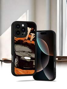 Selected SimplicityCar Art Phone Case-High end | Elegant | Yellow resistant and wear-resistant | Scratch resistant and drop resistant | Wholesale of phone cases - UV printing for  17/16/ - Negro - Ver 1