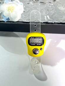 1 pièce Compteur électronique pratique, pression manuelle avec dispositif de comptage électronique de trous, dispositif de comptage intelligent pour entrepôt, comptage d'anneaux, compteur de mode, cadeau de Noël, d'Halloween, d'Action de grâce, cadeau de jeu