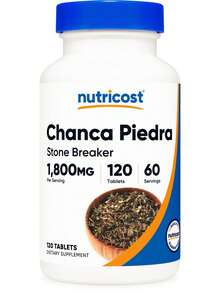 Nutricost Chanca Piedra Extract - Stone Breaker - 120 Tablets, 1800mg Per Serving, 60 Servings Per Bottle | Herbal Supplement, Premium Quality, Non-GMO, Gluten Free - 其他 - 查看 7