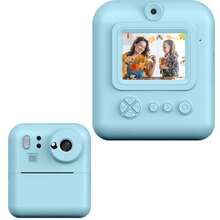 Appareil photo instantané pour enfants, prise de vue vidéo HD, convient aux enfants de 3 à 12 ans, cadeau de Noël, d'anniversaire, de vacances, pour les garçons et les filles, livré avec 3 rouleaux de papier d'impression instantanée - le meilleur choix pour les cadeaux de Noël et du Nouvel An - Multicolore - Voir 16
