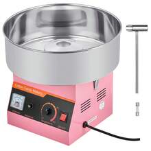 Cotton Candy Machine Commercial, 1000W Electric Candy Floss Maker, Easy Use With 15 Inch Stainless Steel Bowl And Sugar Scoop, Makes Hard Candy For Home Kids Birthday, Family Party, Pink - Pink Bevel - View 8