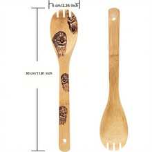 Star Wars 5 件套星球大战主题厨房用具套装 - 耐热仿竹人造木勺、R2-D2 和设计 - 不粘锅，粉丝的理想礼物（圣诞节、感恩节、万圣节），烹饪用具，食物准备工具，新奇厨具，人物用具，木勺，木勺系列，节日购物者 - 彩色 - 查看 11