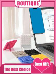 Soporte de silicona para teléfono con agarre adhesivo, soporte de teléfono con ventosa de silicona de doble cara, accesorios de teléfono de manos libres con agarre fuerte para selfie y video compatible con iPhone, teléfonos Android, regalo para cumpleaños, familia, amigos