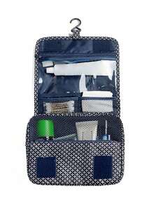 Grand sac de toilette de voyage, sac cosmétique portable à suspendre, sac de rangement cosmétique, sac de rangement pour outils de beauté, sac cosmétique léger, organisateur de maquillage cosmétique, sac de rangement avec séparation humide et sèche - Multicolore - Voir 17