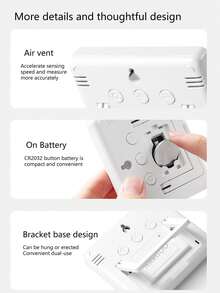 家用温湿度计彩色大显示屏，清晰显示温度、湿度和日历信息，精准监测室内环境变化，电子显示方便查看，营造舒适的生活空间