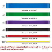 TPE Resistance Bands, Pull Up Assist Bands, Fitness Resistance Bands, Suitable For Physical Therapy And Home Workout - Multicolor - View 3