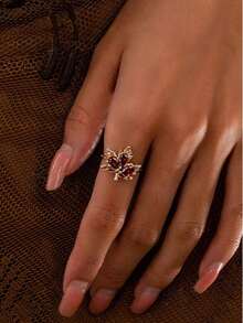 Nhẫn hở bằng thép không gỉ thiết kế xoáy rỗng, chất liệu cao cấp, kiểu dáng nghệ thuật cá nhân hóa, thích hợp đeo hàng ngày. - Vòng xoắn ốc - Xem 9