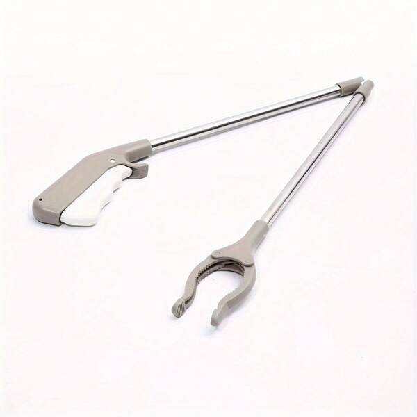 1 Handle Garbage Picker With Long Handle, Easy To Reach Garbage Picker, Lightweight Stainless Steel Garbage Picking Rod