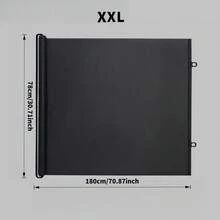 Retractable Pet Door Cat And Dog Safety Fence Puppy Barrier Net Indoor Baby Gate Folding Pet Fence No Drilling Retractable Gates For Kids Or Pets For Doorway Stairs Balcony