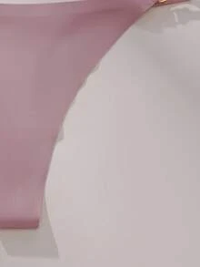 LianShengFa 6pcs Elegant High Waist Seamless Thong Panties, Low Waist Hollow Design Fashionable Ladies Underwear, Comfortable Breathable Soft Daily Wear Lingerie