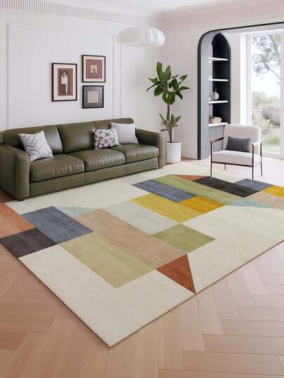 Tappeto decorativo da interno in stile minimalista alla moda, nuovo tappeto in velluto di perle in pelliccia corta, tappeto da salotto, tappeto da divano, tappeto da camera da letto, tappeto antiscivolo per comodino, tappeto da sala da pranzo e cucina, cuscinetto per sedia da ufficio, zerbino da ingresso, tappetino da picnic all'aperto, coperta da campeggio all'aperto