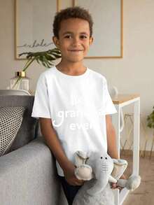 Unique Best Grandpa Ever Funny Awesome Graphic Kid T-Shirt Popular Kid T Shirts Streetwear Tops Tees For Kid