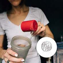 2 Pcs Stainless Steel Bottle Mixer Ball  Protein Shaker Ball Wire Whisk Blender Mixing Ball For Bottle Shaker#DSGDSF - Bạc - Xem 5