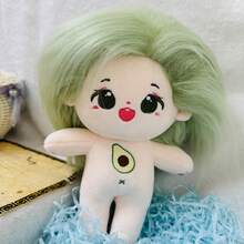 1pc/20cm Human Doll/Celebrity Doll/DIY Plush Doll - Requires You To Dress Up The Doll/Put On The Clothes You Made For Her - Can Be Used As A Wedding, Birthday Gift Or Collectible - Multicolor - View 16