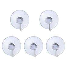 30pcs Small Transparent Suction Cup Hooks, Multifunctional Traceless Hanging Storage Suction Cup Hooks With Stainless Steel Hook For Window, Glass Door, Bathroom Shower Wall, Kitchen Walls, Christmas, Halloween And New Year Decoration Hooks - Clear - View 13