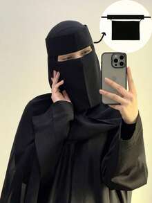 Sản phẩm thời trang năm 2026: Khăn che mặt bằng vải chiffon màu trơn dành cho nữ, nhẹ, thoáng khí, mềm mại và thoải mái, phù hợp để sử dụng hàng ngày. - Nhiều màu - Xem 14