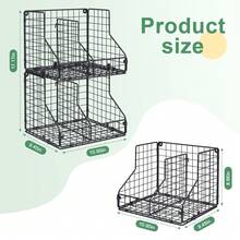Stackable Can Rack Organizer - כושי - - ראה 8