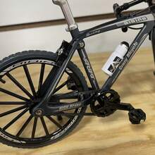 Modelo de bicicleta de dedo, modelo de bicicleta de montaña 1:8, modelo de bicicleta de montaña, adorno de dedo,Adorno de bicicleta para colección,regalo para novio - #1035 AMARILLA - Ver 4