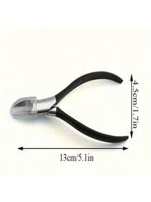 1pc Stainless Steel Thick Nail Clipper - Precision Nail Care Tool, Professional Podiatrist-Grade Nail And Toenail Clipper Set With Curved Blades, Ergonomic Design For Thick Nails, Nail And Foot Care