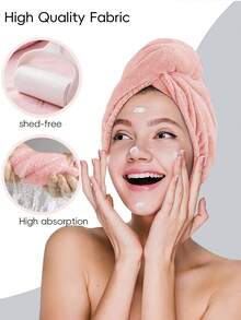 1 pezzo Fascia per capelli in fibra ultrasottile, fascia per capelli bagnati, asciugamano per capelli asciutti, adatta per donne con capelli ricci per prevenire l'effetto crespo (blu, grigio, rosa) - Cuffia per capelli asciutti, Capelli, Viaggio, Prodotti per capelli, Accessori per capelli, Articoli per capelli, Barbiere, Accessori da barbiere, Barberia, Attrezzatura per parrucchieri