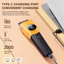 1 Pc, Professional Dog Hair Clipper Rechargeable Pet Trimmer Cat Shaver Pet Low Noise Grooming Clipper Different Card Combs For Precise Grooming & Styling, Daily Use