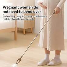 1 Handle Garbage Picker With Long Handle, Easy To Reach Garbage Picker, Lightweight Stainless Steel Garbage Picking Rod