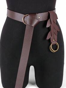 1PC Medieval Alchemy Retro Belt Viking Knight Coplay Accessories Larp Halloween Costumes Props - B - View 16