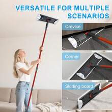 Mop Replacement Pads For Ocedar H2prO Flat Mop, 4 Pack Mop Refills For O-Cedar H2pro Flat Mop, Machine Washable Reusable Microfiber Mop Heads Replacements For Ocedar H2 Pro Mop - Apricot - View 5