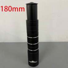 4 Höhenoptionen Aluminium-Legierung Fahrrad Vorbau Riser Extender, passend für 28,6 mm Gabelrohr, Mountainbike Steuersatz Lift Rohr Verlängerung, Outdoor Radfahren Universal Zubehör, M6 Schraube fixierte Abdeckkappe