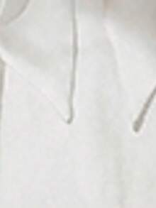 Elegant White Collared Long Sleeve Shirt For Women, Made Of Slightly Stretchy Polyester With A Belted Design And Asymmetrical Long Length