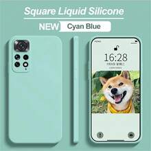 适用于 Redmi Note 14 Pro 13 Pro 12 11 10 9 的硅胶液态保护壳，触感柔软顺滑；适用于 12 Lite 11 Lite 的硅胶防震超薄保护壳；适用于 Galaxy A16 A56 A06 A36 A26 的液态手机壳；适用于 Galaxy A15 A55 A14 A54 S25 Ultra S24 Ultra S23 Ultra S22 Plus S21 FE S25 FE 的防摔手机壳；兼容 Apple 17.16、15.14、13.12、12.11 系列手机壳，国际版，非国内版。 - 淡青色 - 查看 9