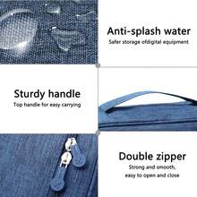 1pc Simple Data Cable Zipper Storage Box, Lightweight Portable Travel Electronic Accessories Bag, Tools Box For Watch, .Cationic Data Cable Storage Bag, Large Capacity Waterproof Multifunctional Organizer Pouch, Digital Accessory Organizer, Cosmetic Travel Bag,Travel Storage Bag, Universal Electronic Accessory Storage Bag, Travel Tool Bag, Suitable For Electronic Accessories Such As Charging Cables, Chargers, Hard Drives, Mobile Phones, Power Banks, Etc.  1pc Simple Data Cable Zipper Storage Box, Lightweight Portable Travel Electronic Accessories Bag, Tools Box For Watch, Travel Supplies, Electronics Storage Travel Universal Multifunctional Digital Product Storage Case Waterproof Electronic Accessories Storage Box Multifunctional Digital Product Storage Bag For Cables, Charger, Cell Phone, USB, SD Card, Hard Drive, Power Bank School College Electronic Bag Portable Charger Charger Case Headphone Case Cable Bag Cable Organizer Digital Camera Camera Case Camera Bag Cannon - 彩色 - 查看 6