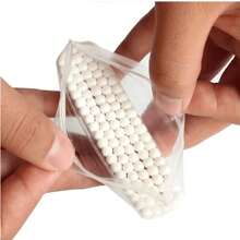 100/300/500/800 Piezas Bastoncillos Premium - Diseño de doble punta, adecuado para la limpieza suave de oídos y nariz, herramienta de maquillaje esencial para la rutina de cuidado personal, bastoncillos para limpieza de oídos, cuidado de la nariz, bastoncillos de doble extremo, suaves, empaque higiénico, empaque duradero, bastoncillos para salón de belleza, bastoncillos de madera para limpieza cosmética, consejos de belleza y cuidado personal