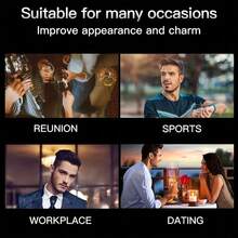 FATAZEN 圣诞节万圣节发蜡造型强力定型透明无残留造型发胶男士替代可重塑发品日常护发和约会 - 綠色 - 查看 12