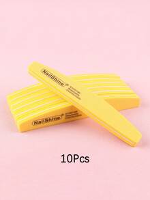 3 Piezas/5 Piezas/10 Piezas Limas de esponja para uñas, bloques de pulido de doble cara, herramientas de pulido de uñas, limas de conformado de uñas en forma de media luna, tiras de pulido, pulido de superficie de uñas, herramientas especializadas para dar forma a las uñas - Multicolor - Ver 14