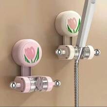 Support de douche à ventouse pour salle de bain, base fixe sans perçage, support mural réglable pour pomme de douche
