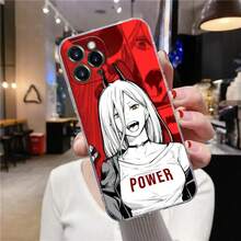,  iPhone-Hülle,  Power Makima Anime Klare Hülle für iPhone 16 15 14 13 12 11 Pro Max Mini Xs XR X 7 8 Plus Weiche Silikonhülle - PTTM-CLS 01 - Übersicht 8