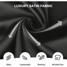 Mens Silk Satin Dress Shirts Shiny Long Sleeve Button Down Shirt Party Prom Wedding Shirthalloween - trắng - Xem 7