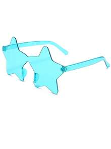 10pcs Assorted Couple Style Colorful Rimless Eyeglasses, Random Color & Design, Unique Candy Color Frameless Eyeglasses, Funny Party Goggles, Minimalist Flame Eyeglasses, Personalized Rimless Glasses, UV Protection Eyeglasses For Party, Photo Props, Holiday Gifts