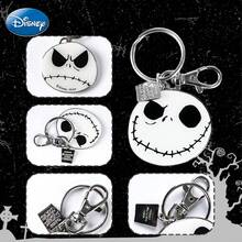 Disney 1/2pcs Officially Licensed Tim Burge Dark Style Christmas Nightmare Jack Skellington Alloy Keychain Made Of Alloy Material Colour-Fast Can Be Used As A Portable Pendant Car Key Backpack Decoration A Festive Gift Dark Aesthetic Collection Commemorative Personalized Metal Polish The Top Choice For Limited Edition Halloween And Christmas Gifts - Black - View 10