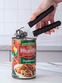 3-In-1 Can Opener, Heavy Duty Can Opener, Multi-Function Can Opener, Suitable For Elderly And People With Weak Hands, Manual Can Opener For Home, Kitchen, Restaurant, Kitchen Gadget, Affordable Item, Christmas Party Supplies, Kitchen Accessory, Christmas Gift - Multicolor - View 1