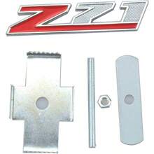 - 1 placa de rejilla pequea Z71 emblema para 2500hd 3500hd Sierra Tahoe rojo cromo - Cromo rojo (Chrome Red) - Ver 5